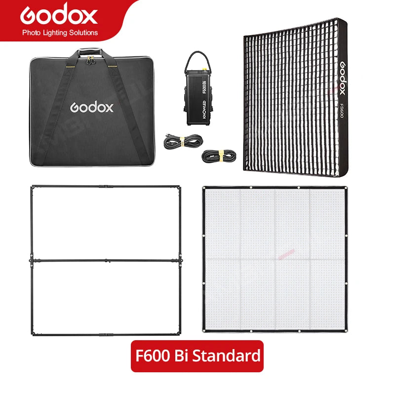 Flexible LED Mat Light Bi-Color 2700K-8500K - Professional Studio Lighting F600 BI Tidesmit
