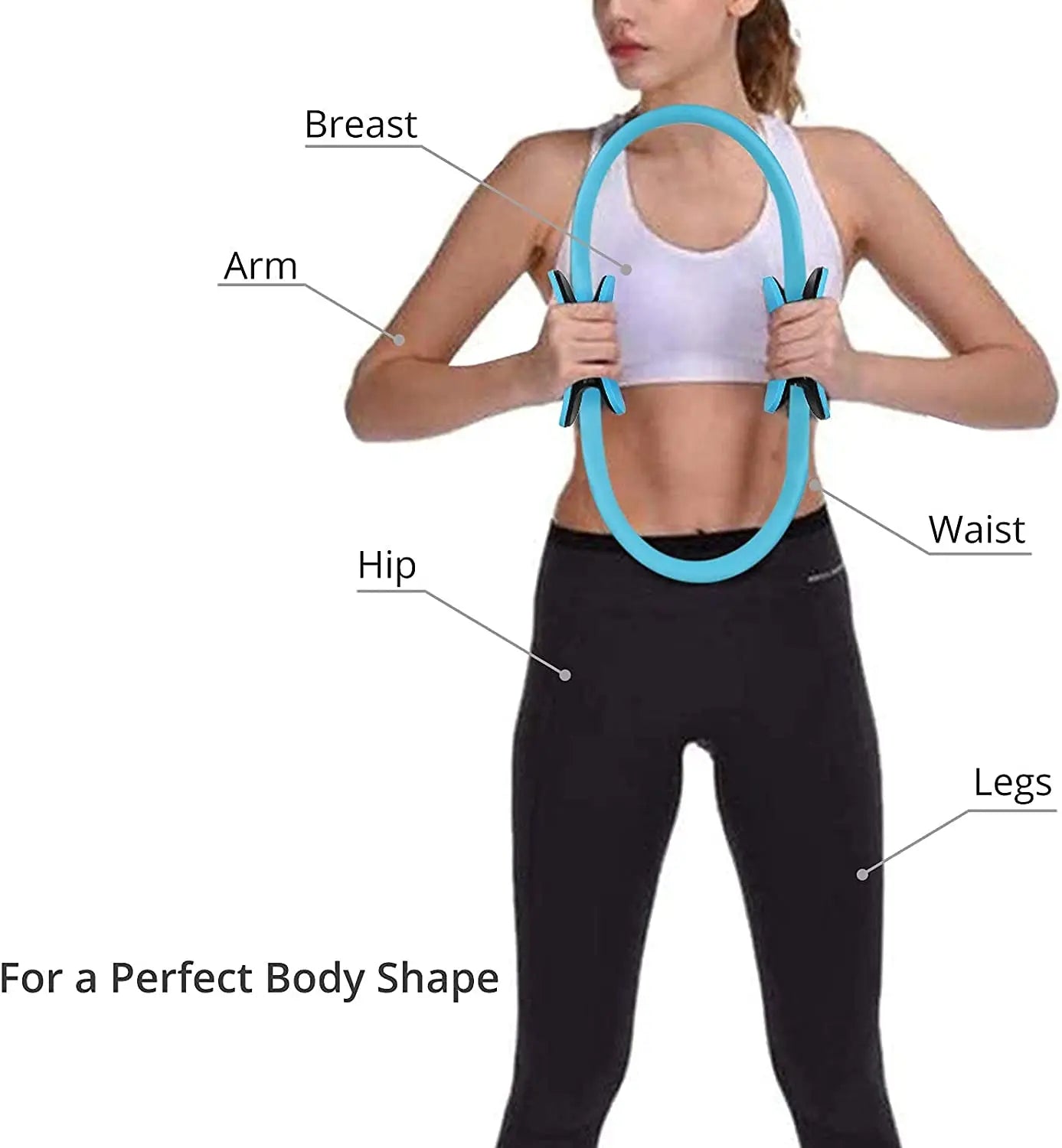Pilates Ring for Thigh and Ab Toning - Durable Resistance Tool Tidesmit