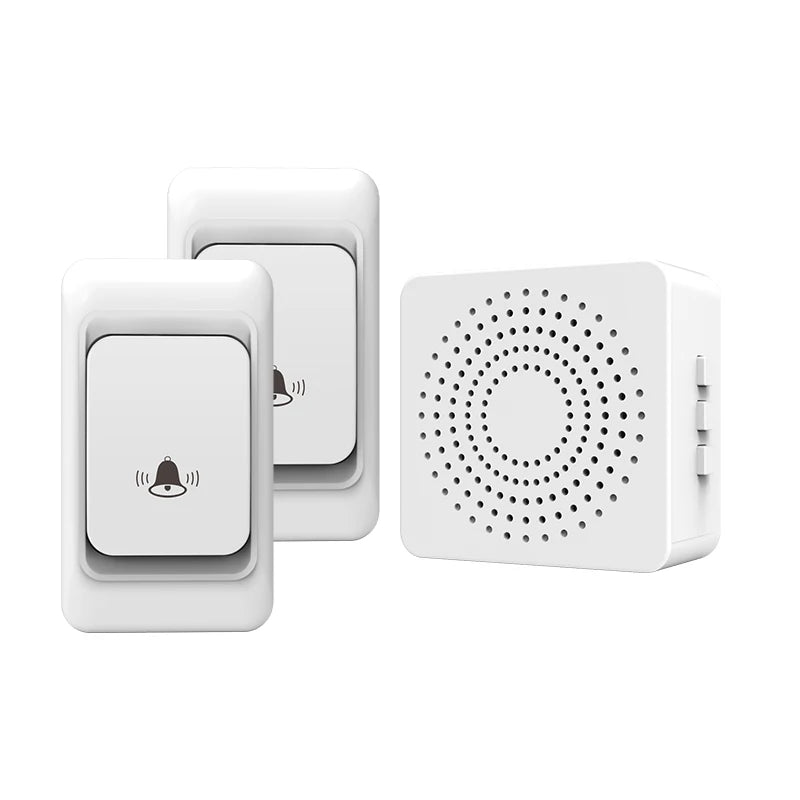 USB Doorbell - Wireless Home Smart Ultra-Long-Range Remote Control Doorbell - USB Power Supply - Elderly Call Reminder Device