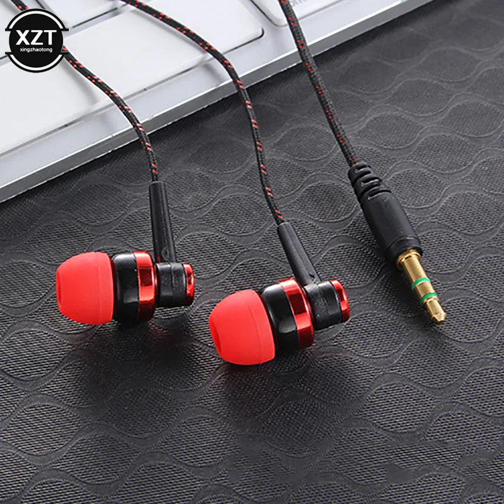 Wired Earphones with Mic, 3.5mm Nylon Braided Cord by Tidesmit Tidesmit