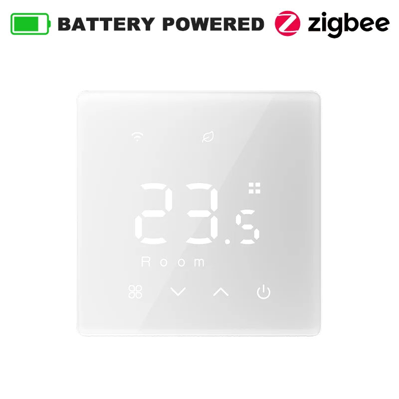 Tuya Smart Thermostat Water Gas Boiler WiFi ZigbeeBattery Wireless Floor Heating Temperature Remote Controller Google Home Alexa