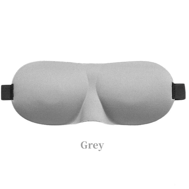 3D Smooth Natural Sleep Mask Fully Adjustable Shoulder Strap Unisex Essential for Travel Peaceful Sleep Blindfold Light Eyepatch
