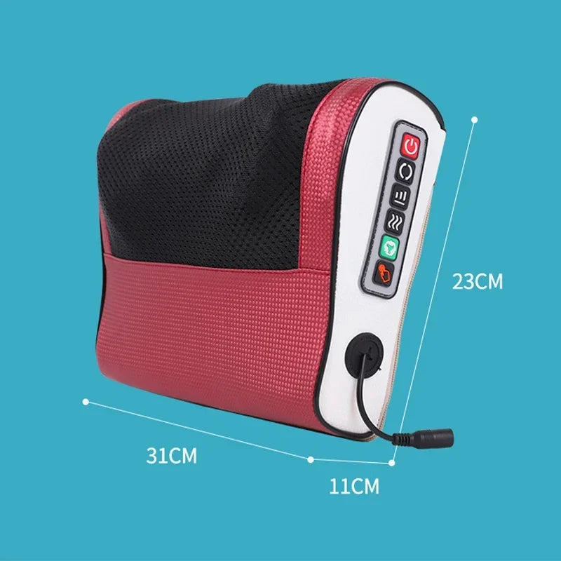 Shiatsu Neck and Back Massager with Heat for Deep Tissue Pain Relief Massage Cushion Tidesmit
