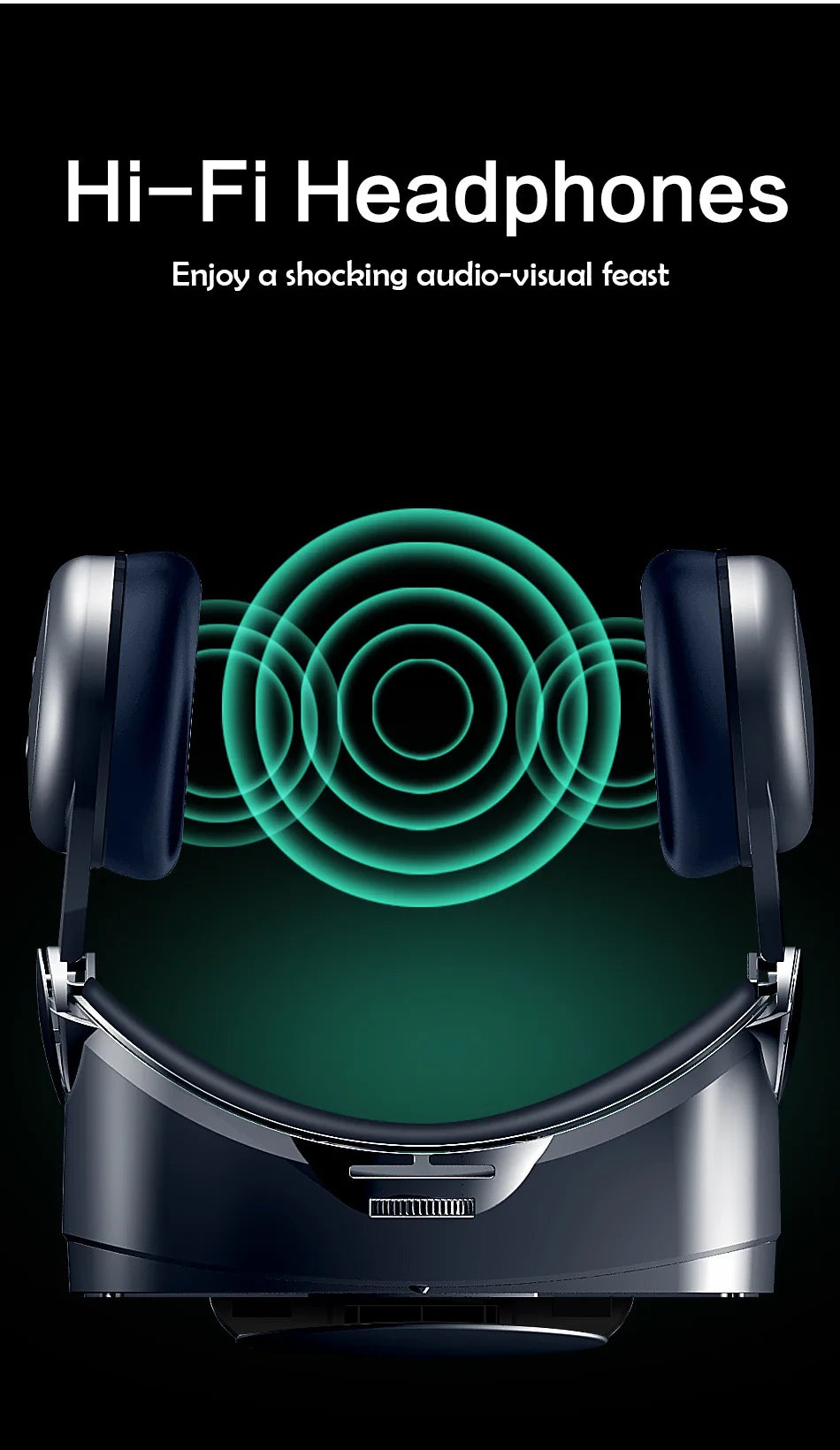 VR Headset for Smartphones - Immersive Wide Angle Smart Glasses Tidesmit