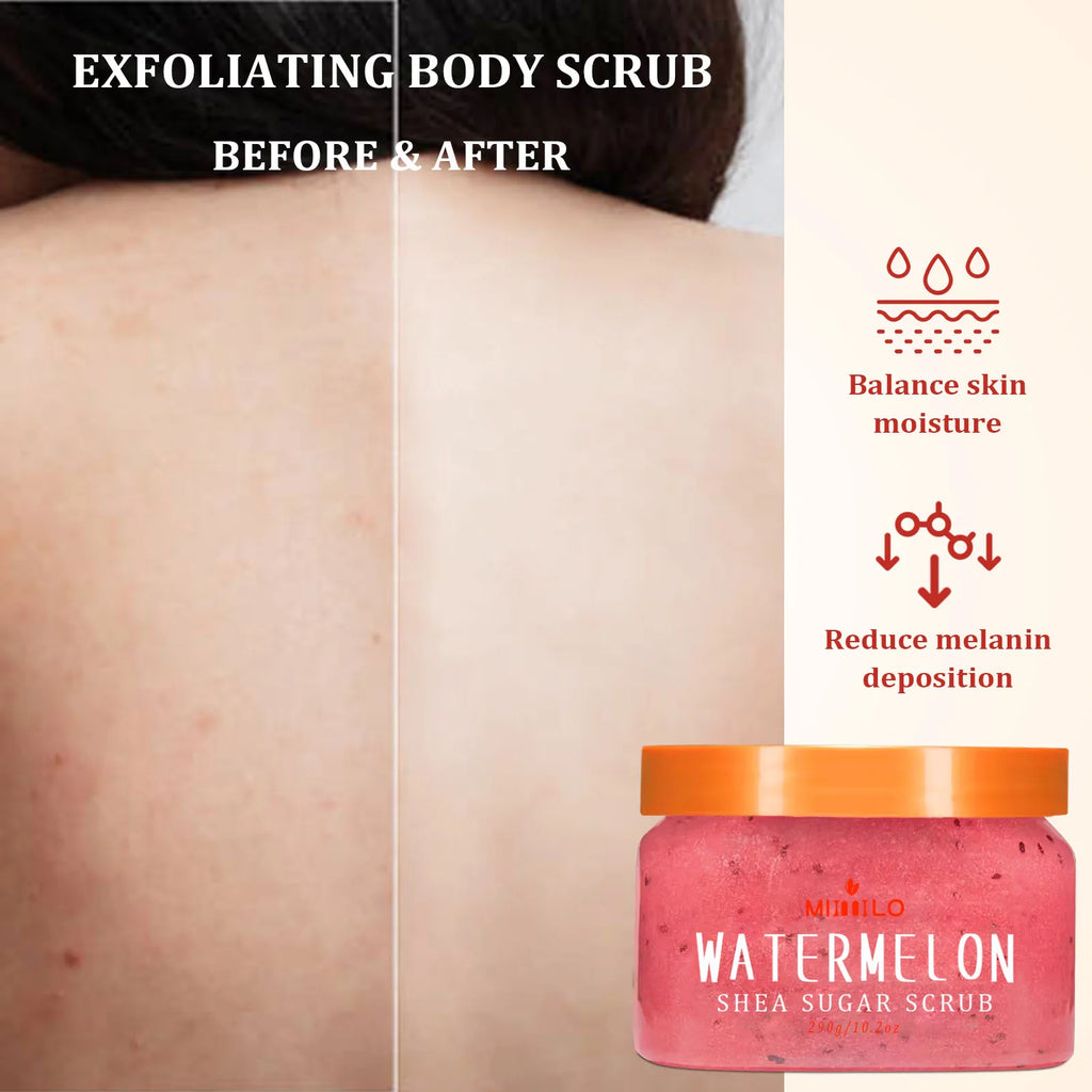 Shea Sugar Scrub Exfoliator for Smooth Skin | Tidesmit 290g Scrubs Treatments Tidesmit