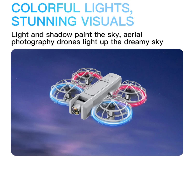 Mini RC Camera Drone with HD Lens & 3D Stunt Flight Modes Tidesmit
