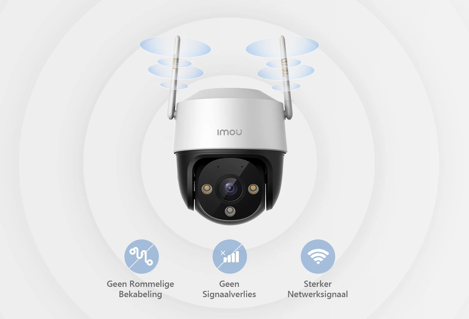 IMOU 2PCS Cruiser SE+ 5MP Set Wi-Fi Camera Smart Color Night Vision IP66 Outdoor Security 360° Coverage Smart Auto Tracking