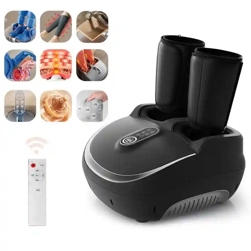 Electric Foot Massager: Shiatsu Deep Tissue Heat Therapy by Tidesmit Massage Roller Upgrade package 2 Tidesmit