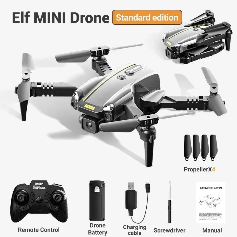 Foldable 8K Camera Drone with Obstacle Avoidance | Tidesmit Grey Tidesmit