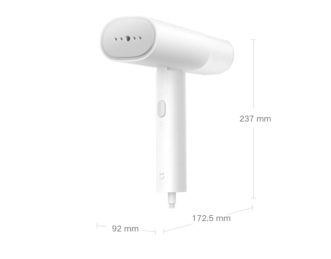 Tidesmit MIJIA Handheld Garment Steamer 2 showing portable foldable design for efficient garment care and ironing.