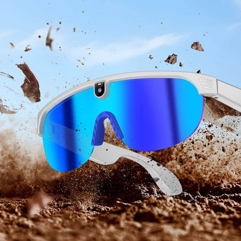Smart Audio Sunglasses with HD Camera and Bluetooth Translation Tidesmit