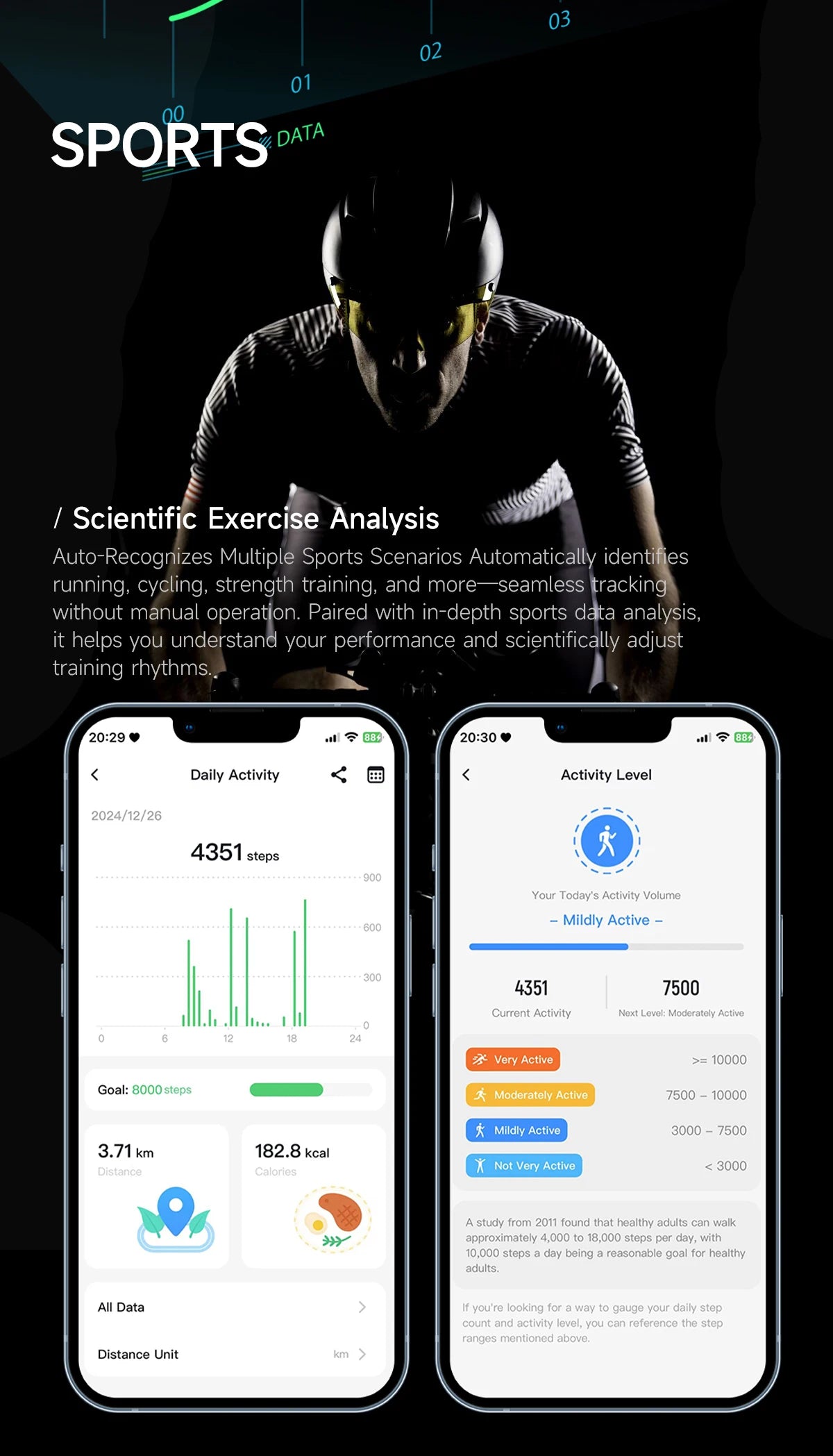 ECG Health Smart Bracelet 2026 New HRV Monitor Fitness Tracker Wristband Sport Band Waterproof No Screen Smartwatch Women Men