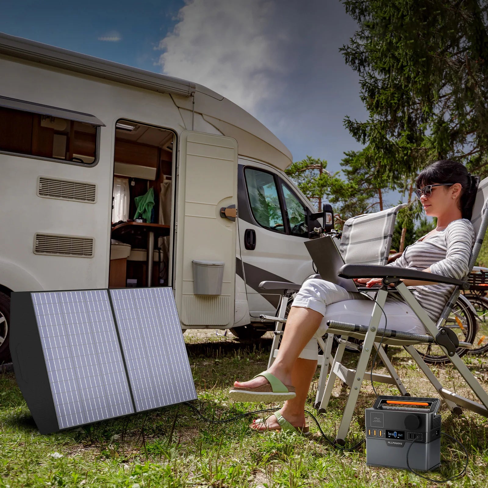 Portable Power Station 300W 288Wh Battery Backup - Fast PD Delivery Tidesmit