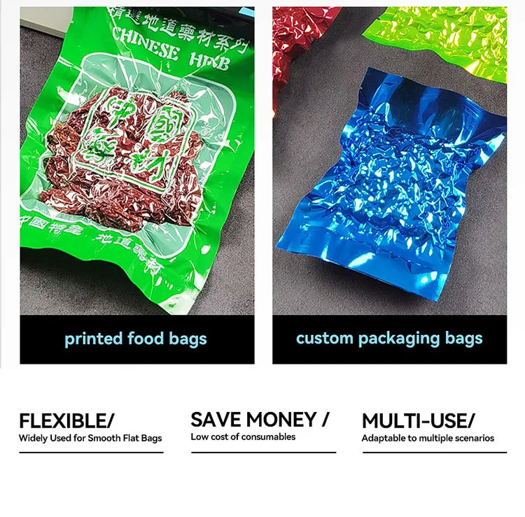 Vacuum Packaging Machine for Food Plastic Bags Sealer Sealing Machine Mylar Bags Kitchen Packer Automatic Manual Modes Home Appl