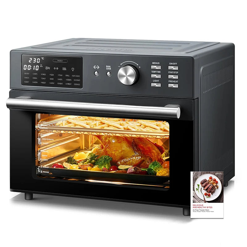 Factory Price 30L Smart Dual Cook Air Fryer Oven Electric Square Shape Oil-Free Roast Chicken Roast Turkey Toast Without Oil
