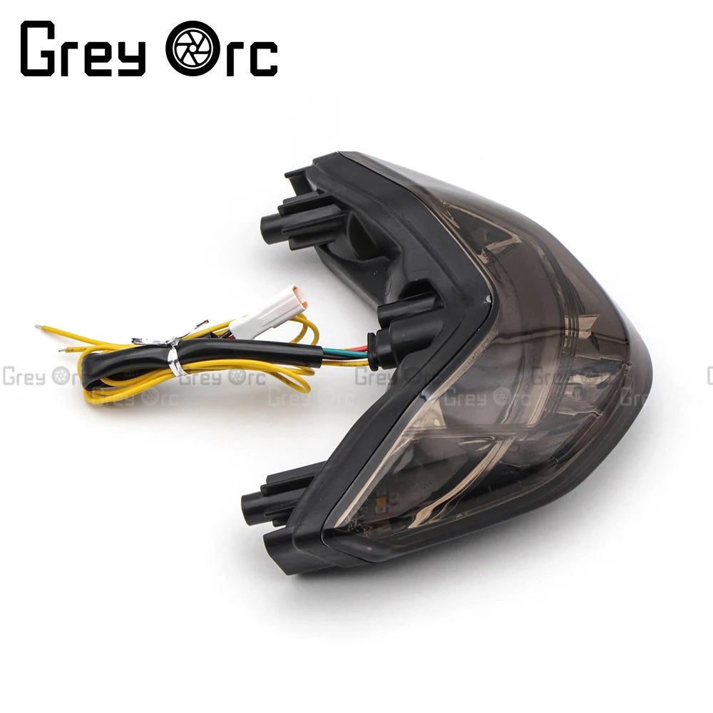 Moto Taillight Integrated LED Turn Signal Lamp Blinker Tail Light Accessories For Ducati Monster 797 821 Super Sport S 939
