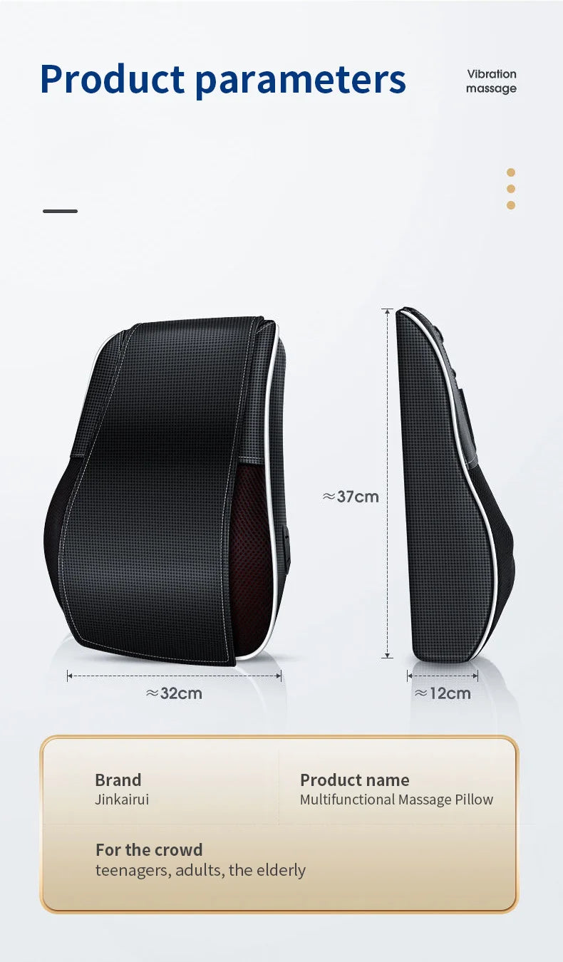 Electric Neck Massager with Heat Therapy & Vibration | Tidesmit Relaxation Treatment Tidesmit