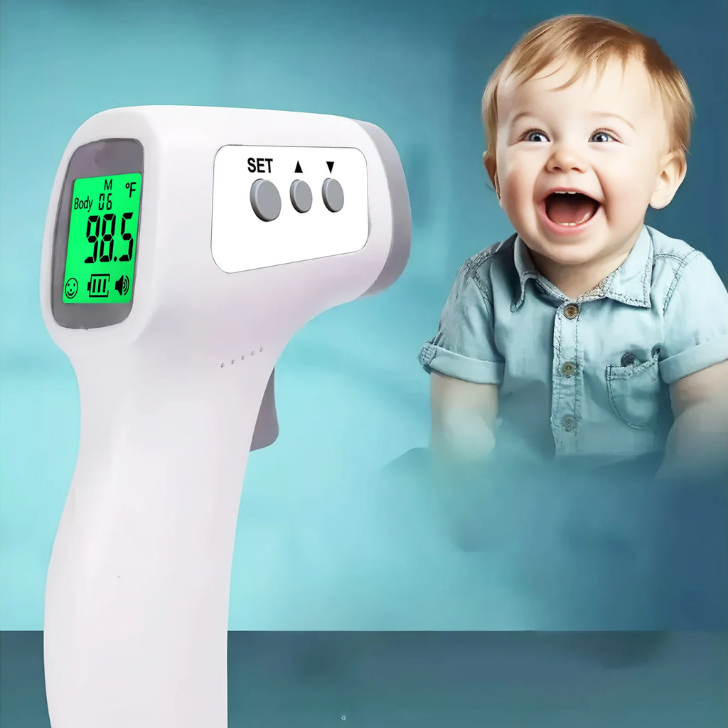 Medical Non Touch Infrared Thermometer Digital Forehead Fever Temperature Meter Home Use