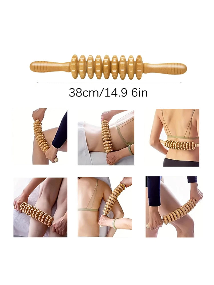 Cellulite Massage Roller Stick for Deep Tissue and Muscle Relief Relaxation Treatment Tidesmit