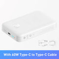 Magnetic Wireless Power Bank 20000mAh PD Fast Charger for iPhone 16 White Tidesmit