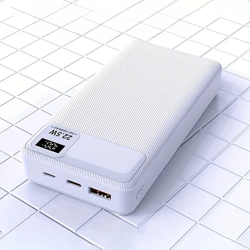 10000mAh Fast Charging Power Bank - PD USB-C Portable Battery White 10000mAh Tidesmit