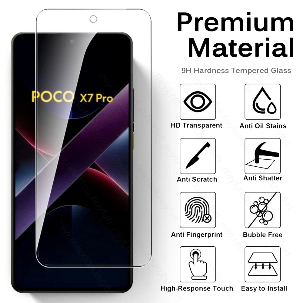 Poco X7 Pro 5G Case with Screen and Lens Protector | Military-Grade Slim Fit Tidesmit
