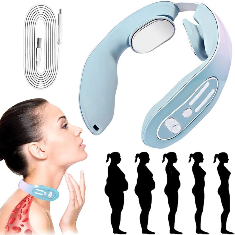 Portable Cervical Spine Massager - USB & Battery Powered Neck Relief Relaxation Treatment Tidesmit