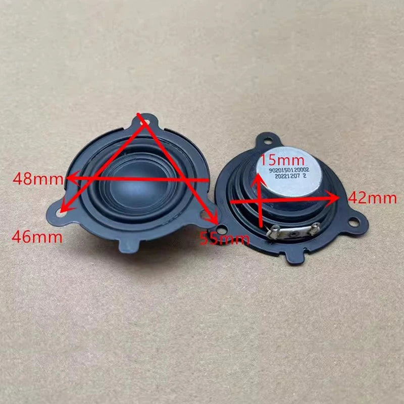 Tenghong 2pcs 1.75 Inch Ultra Thin Full Range Midrange Speaker 8 Ohm 5W  For Smart Home Desktop Car Audio Speaker Modification
