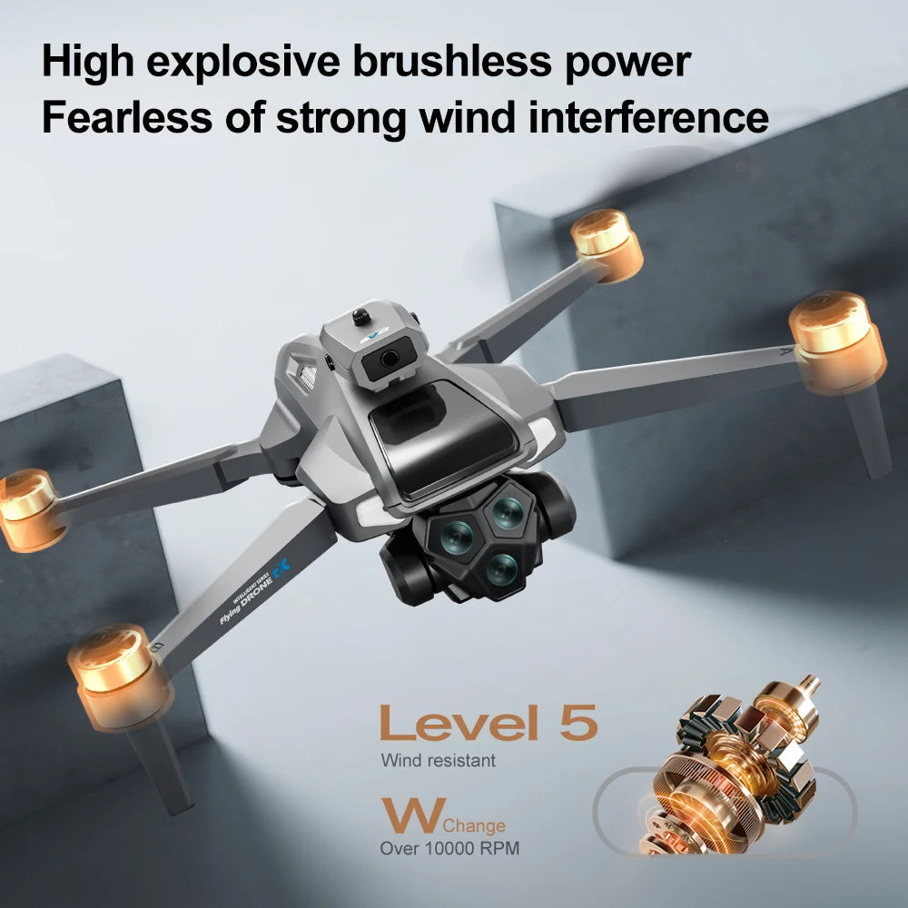 4K Camera GPS Drone with Obstacle Avoidance - Foldable M66 Tidesmit