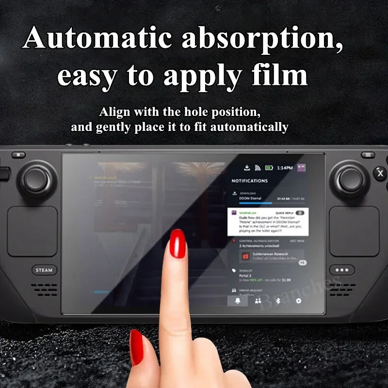 1-3 Pcs Tempered Glass For Steam Deck OLED Anti-scratch Screen Protector HD Protective Film For Steam Deck Accessories Tidesmit