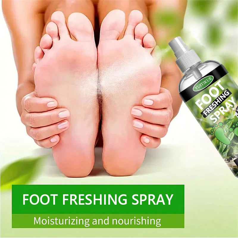 Tidesmit YUITIKUE Tea Tree foot deodorant spray for long-lasting odor elimination and refreshing shoe fragrance.