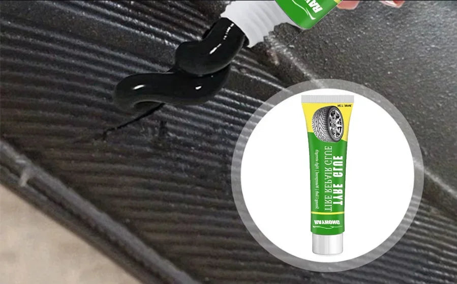 Tire Repair Glue Instant Adhesive Waterproof Multi-Purpose Adhesive Special Rubber for Car Tyres Quickly Repair Crack Holes Peel