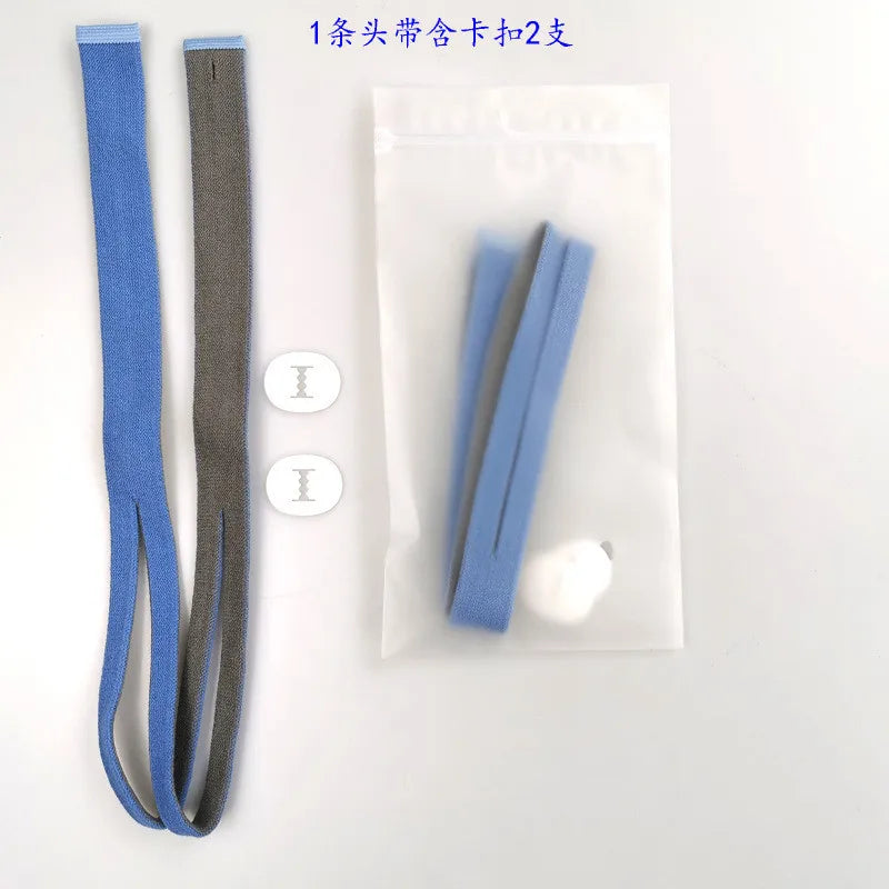 CPAP Elastic Headband Mask P10 Nasal Pillow Mask Includes 2 Adjustment Clips Suitable for Resmed Airfit P10 Nasal Mask Headband