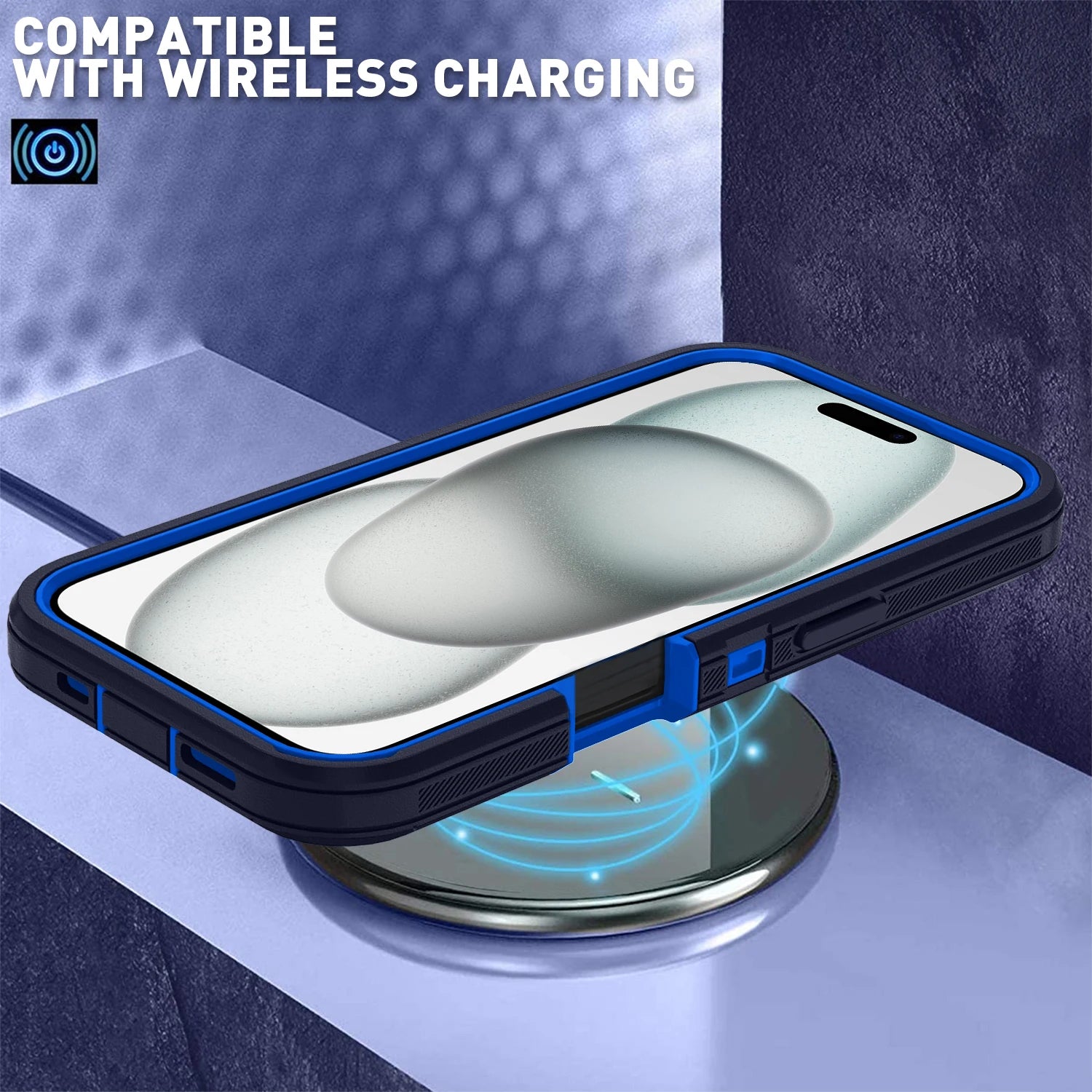 iPhone 17 Pro Max Shockproof Case with Integrated Kickstand - Tidesmit Tidesmit