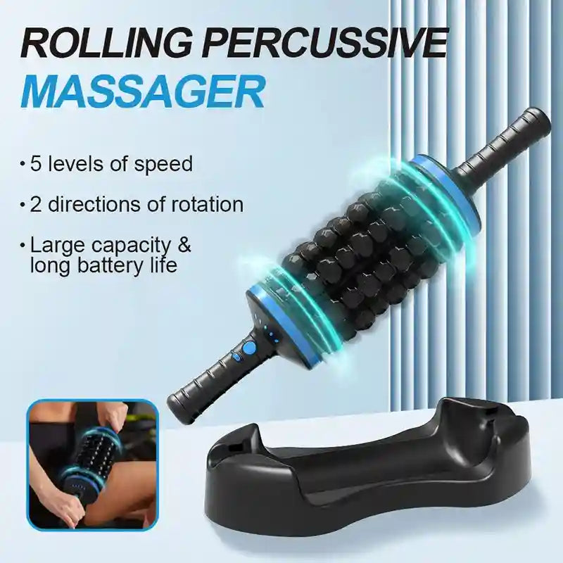 Electric Massager: Rechargeable Deep Tissue Tool for Muscle Relief Massage Roller Tidesmit