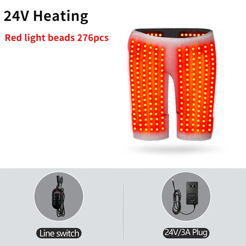 Red Light Therapy Hip Massager with Heat - Portable Wellness Tool Relaxation Treatment 24V-Heating Tidesmit