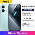 POCO X8 Pro Global Version Smartphone Dimensity 8500-Ultra 6500mAh battery 6.59" 1.5K 120Hz AMOLED display 50MP