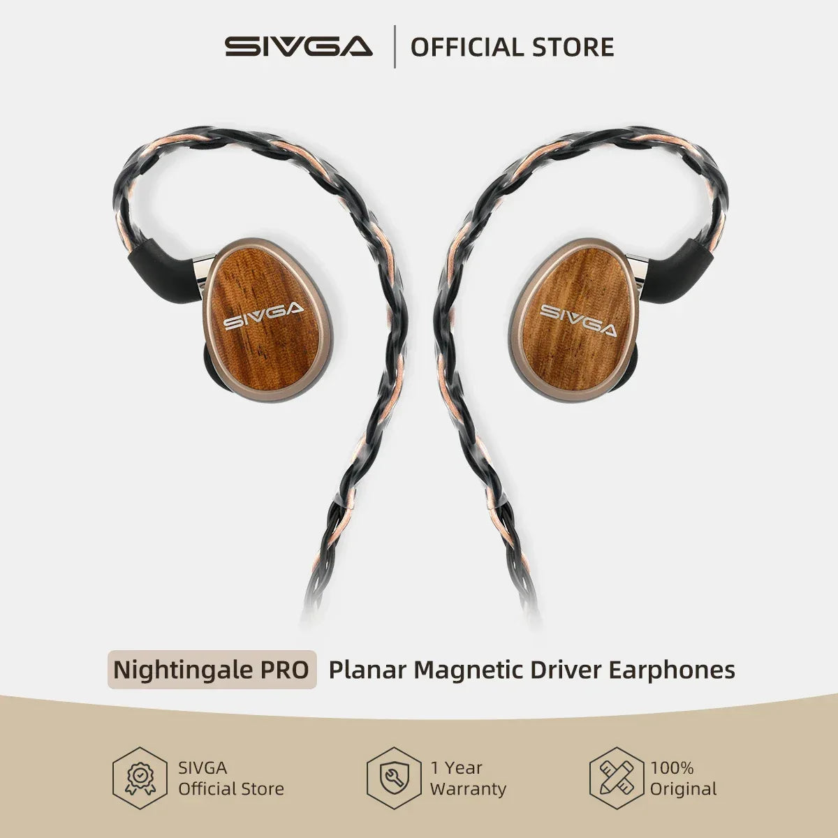 Nightingale Pro Planar Magnetic Earphones | Tidesmit HiFi Monitor Tidesmit
