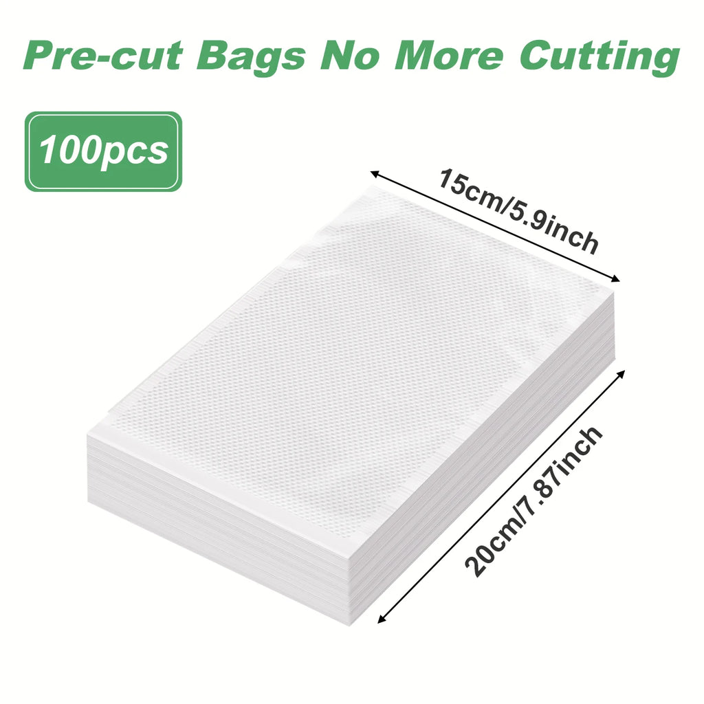 Vacuum Sealed Food Storage Bag Sealer, for Vacuum Preservation Machine, Food Packaging, Freshness Preservation for Kitchen