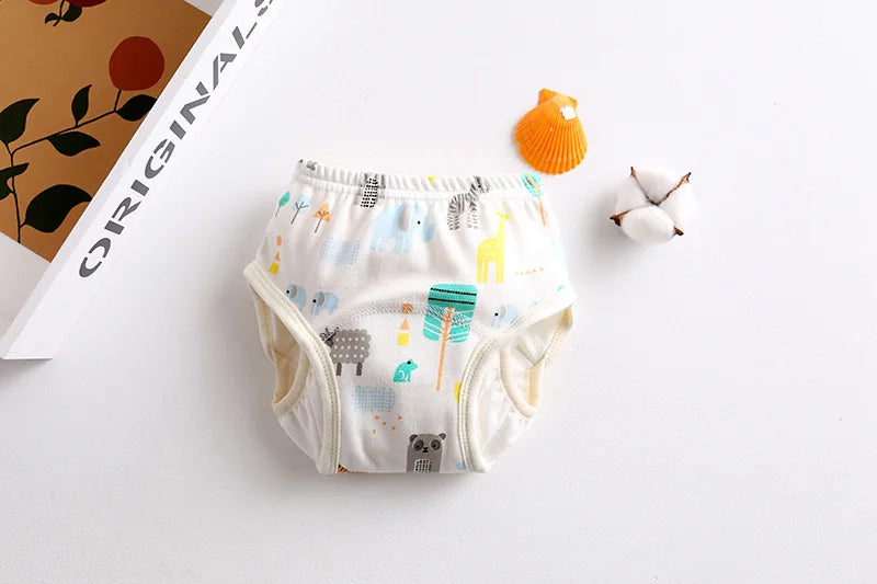 New Baby Wing Diaper Cotton Baby Waterproof Reusable Training Pants Infant Shorts Nappies Panties Nappy Changing Underwear Cloth