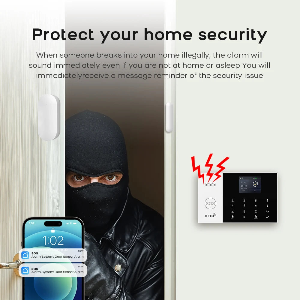 WiFi GSM Smart Home Alarm System - Tuya Security Kit by Tidesmit Tidesmit