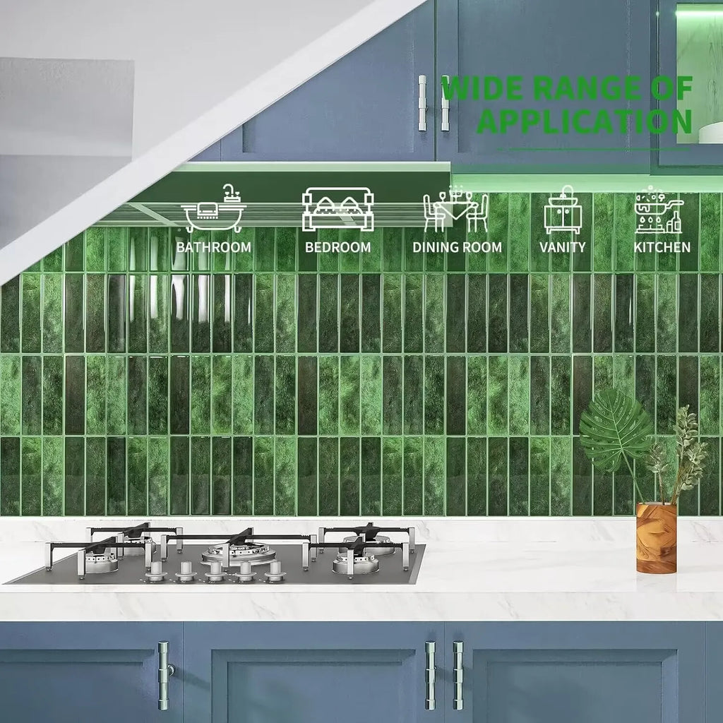 Backsplash Tile for Kitchen Peel and Stick, Self Adhesive Stick on Subway Tiles for Kitchen, Bathroom