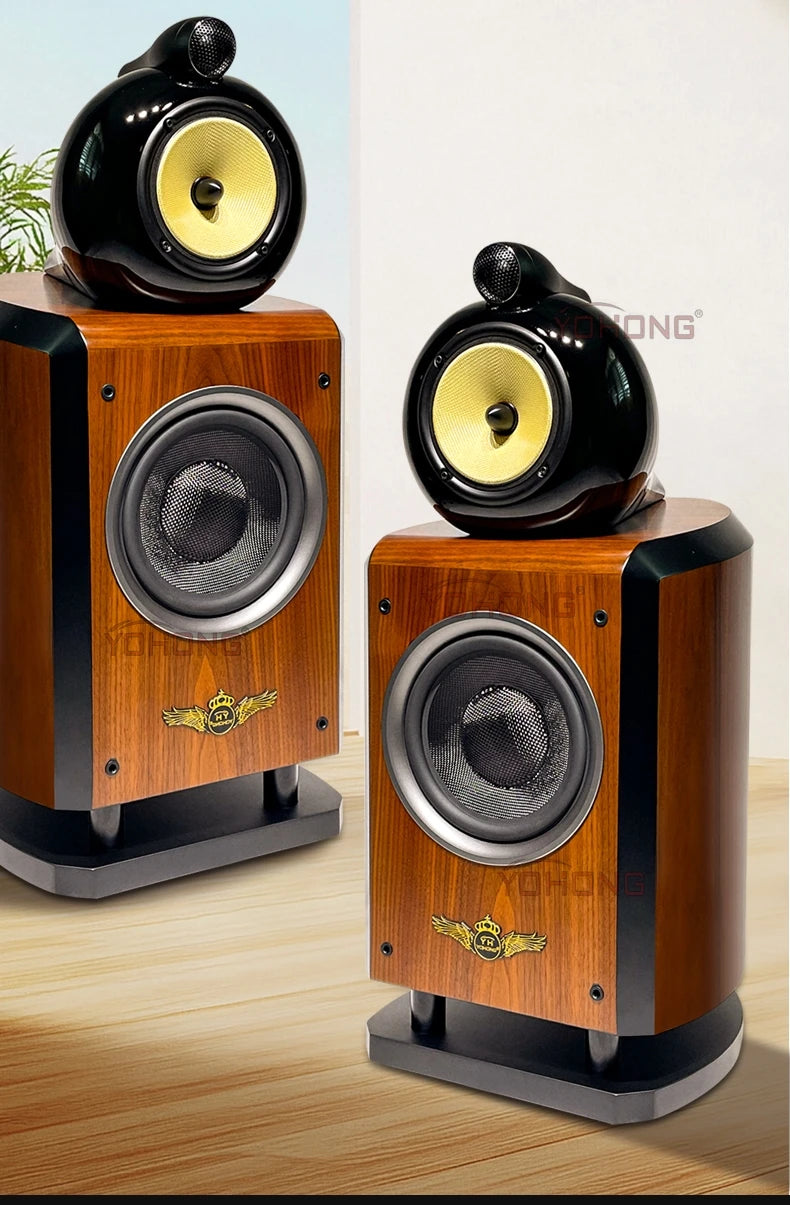 YOHONG GYH8 Nautilus three-minute frequency 8-inch bass fever HiFi high fidelity M3 high-end bookcase for home use