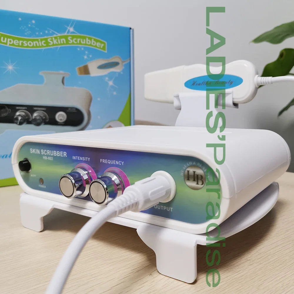 Ultrasonic Facial Skin Scrubber | Deep Pore Exfoliator & Spa Tool Scrubs Treatments Tidesmit