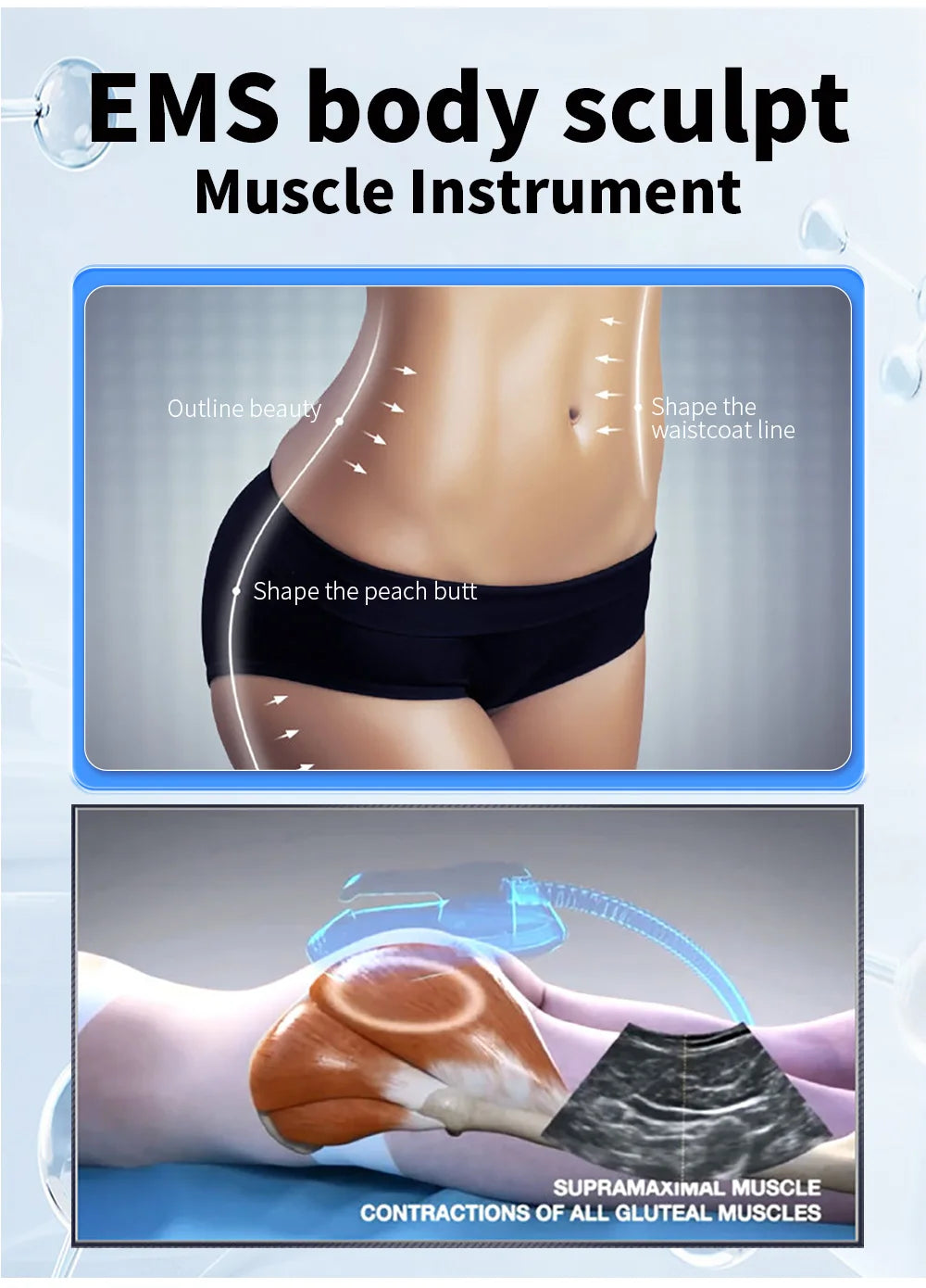 Electromagnetic Muscle Stimulator for Professional Fat Reduction Massage Chairs Tidesmit