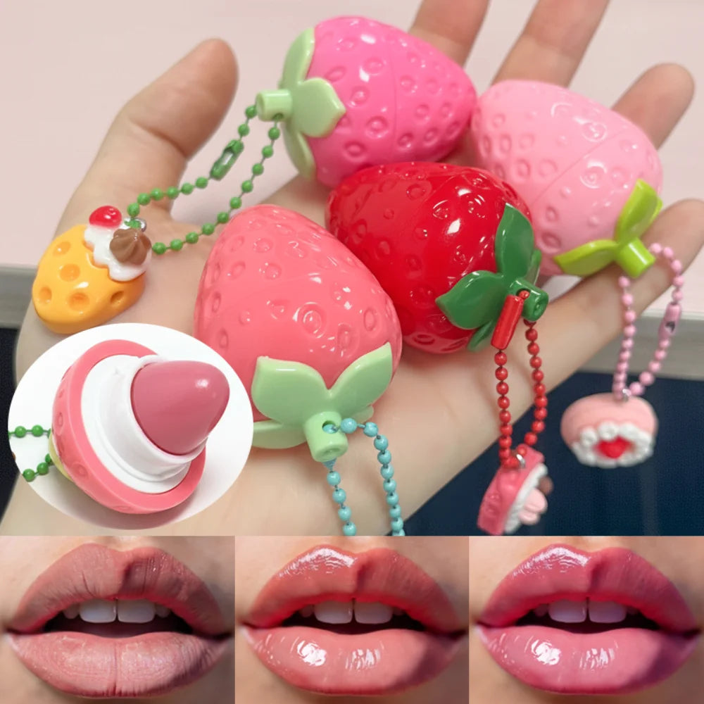 Strawberry Moisturizing Lip Balm - Nourishing Lip Treatment MS9033 Lip Care Tidesmit