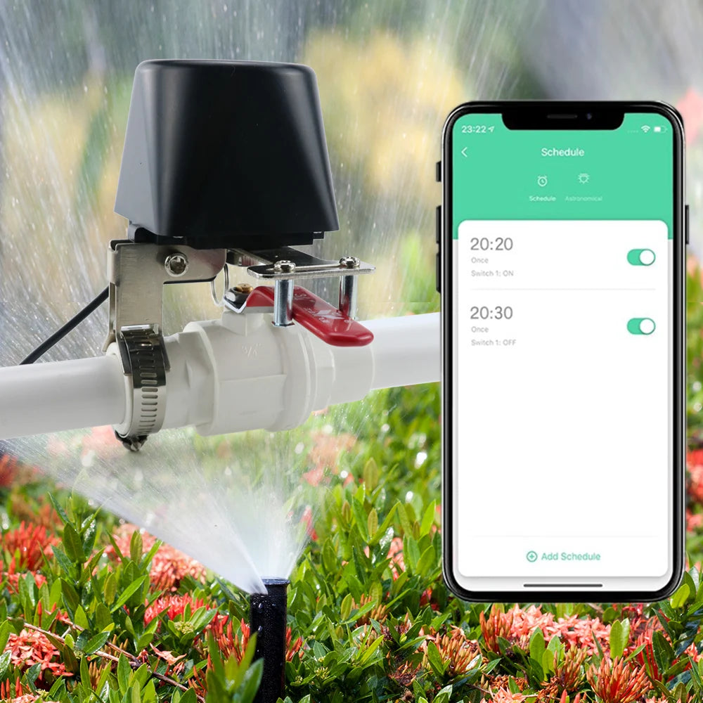 Smart WiFi Gas Valve Controller - App-Controlled Auto Shut-Off Valve Tidesmit