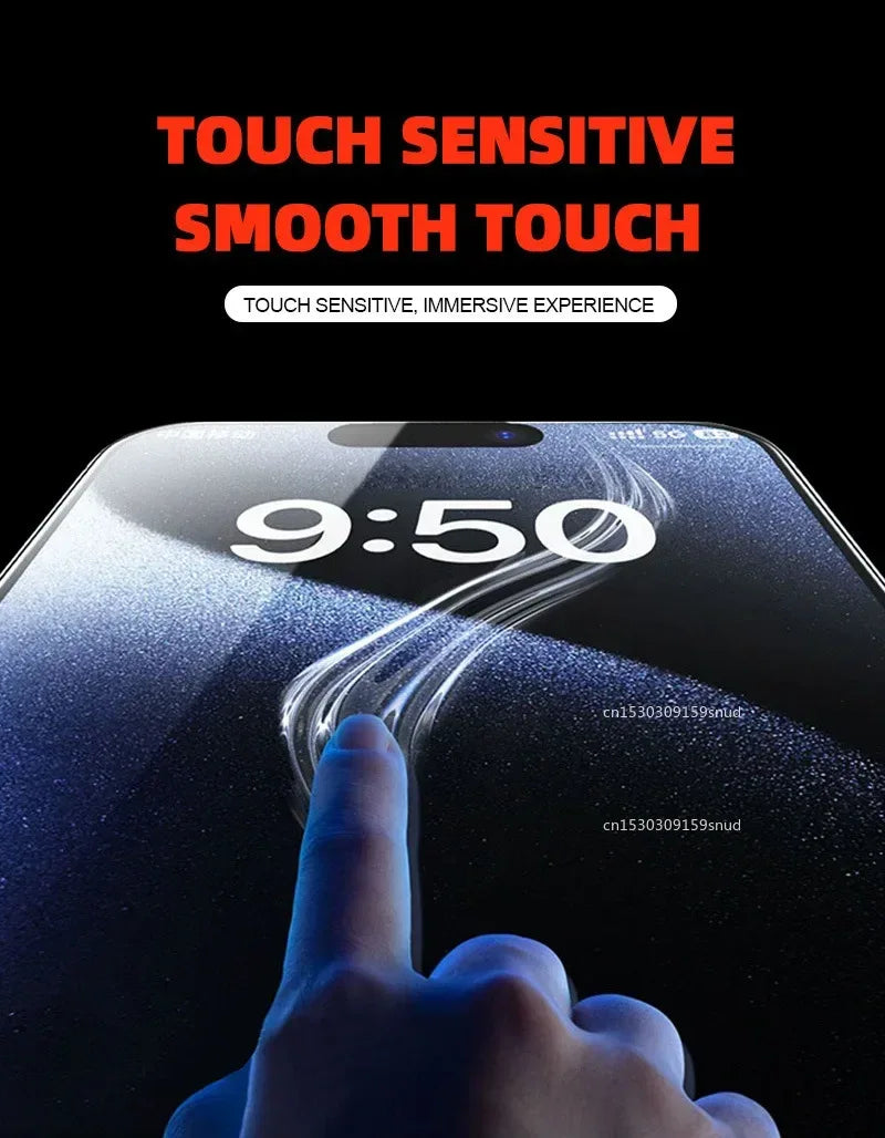 iPhone 16 Screen Protector - 3-Pack 9H Tempered Glass for iPhone Tidesmit