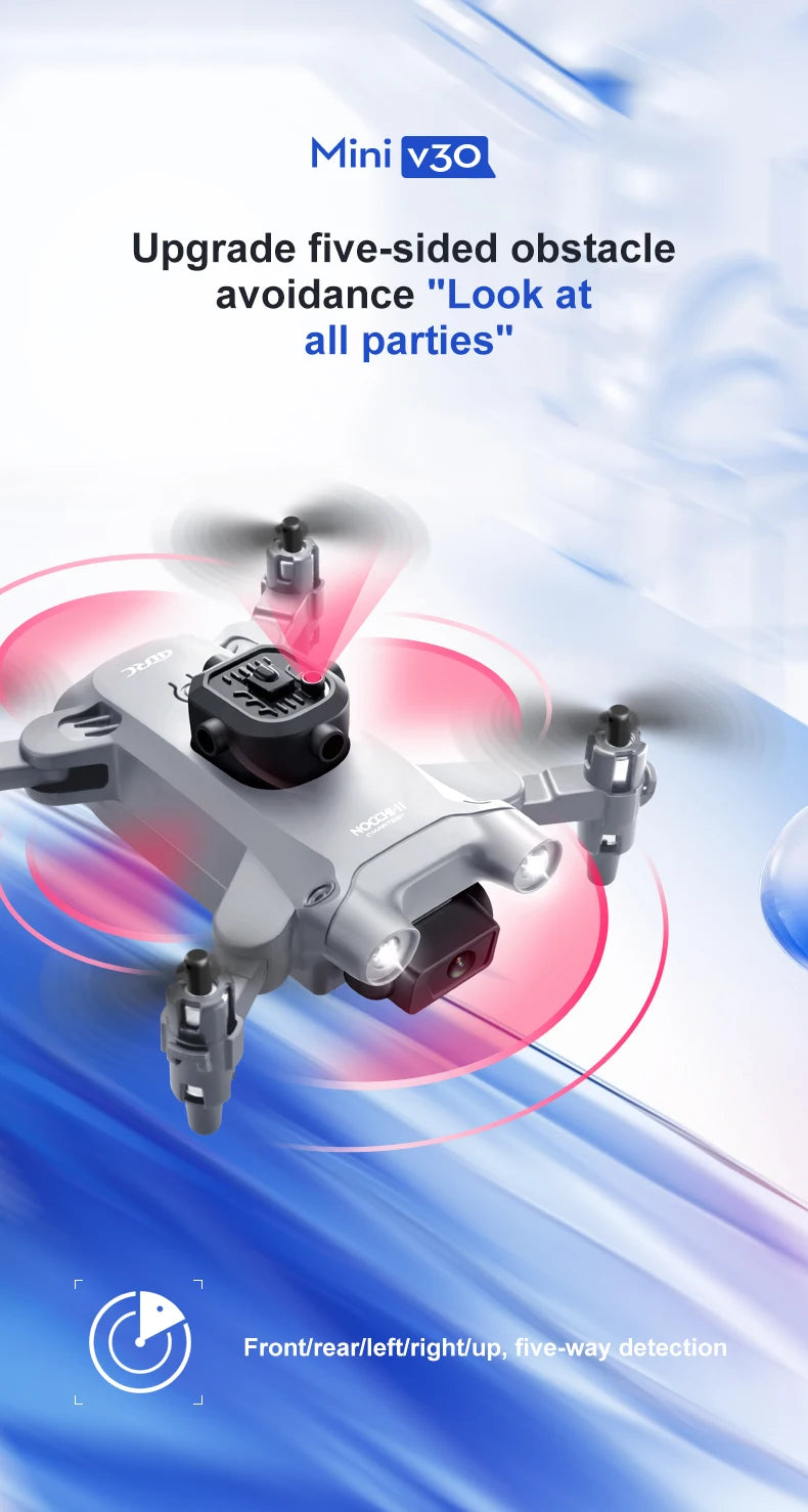 Mini 4K Camera Drone - Foldable WiFi Quadcopter with Obstacle Avoidance Tidesmit