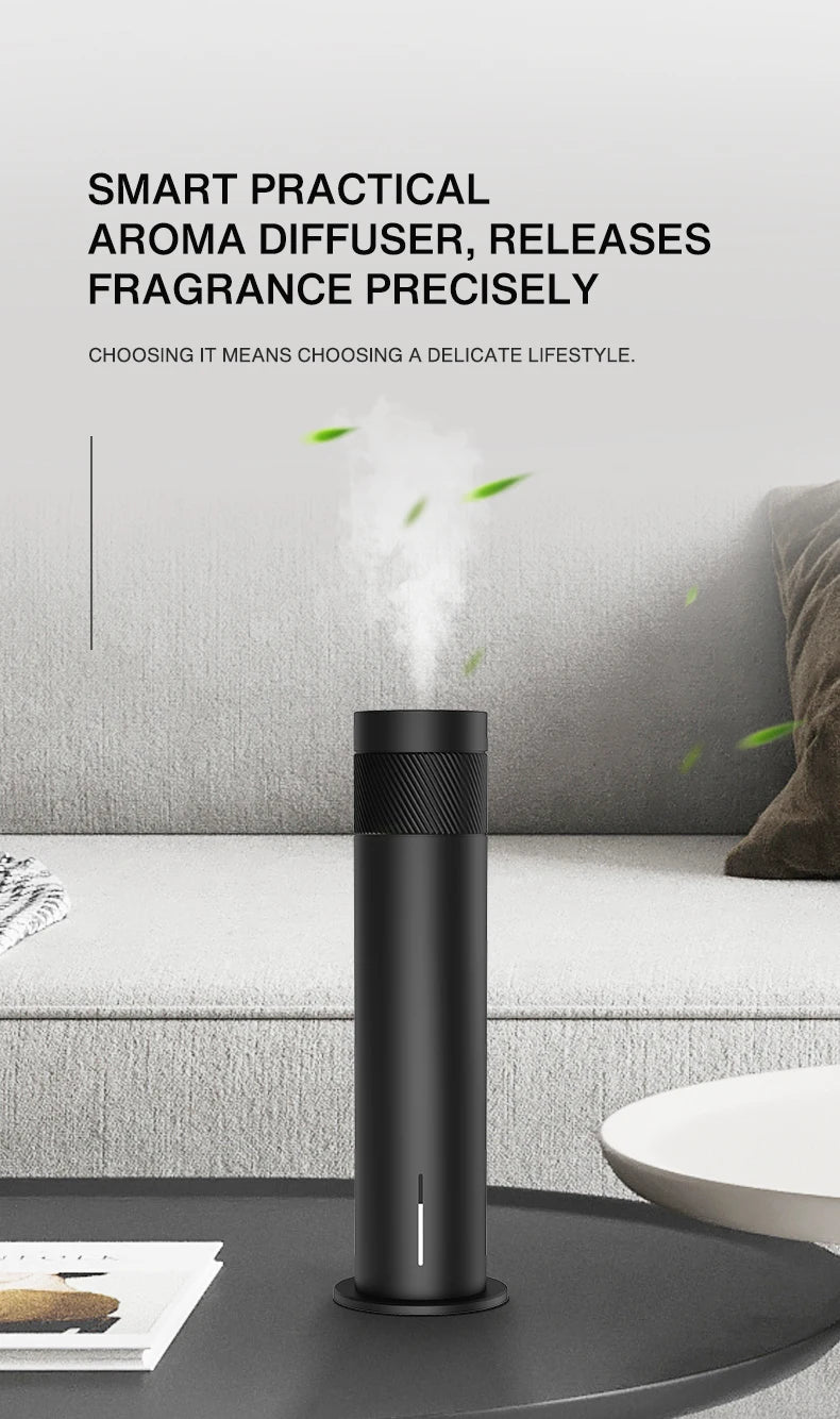 200m³ Smart Electric Essential Oil Diffuser Battery Smell Distributor Fragrance Waterless Bluetooth Scent Device Home Room Hotel